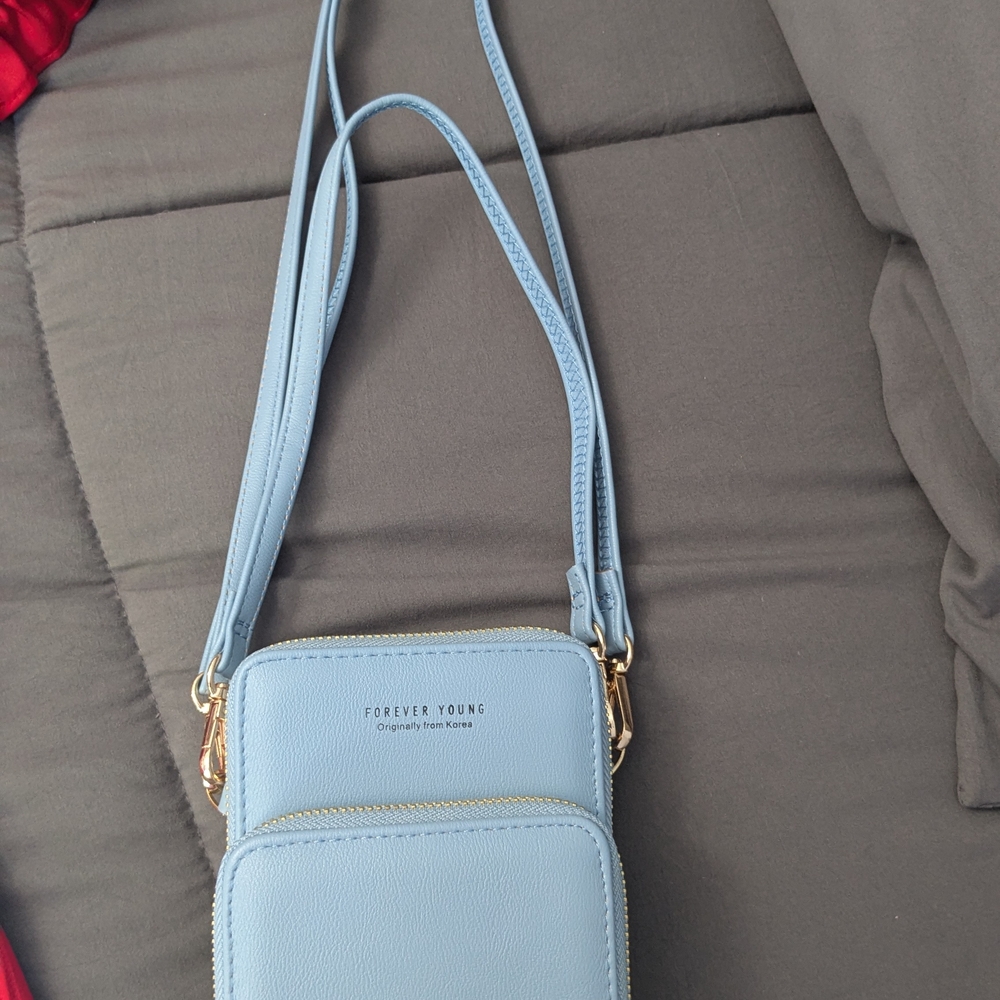 Forever Young Blue Crossbody Bag